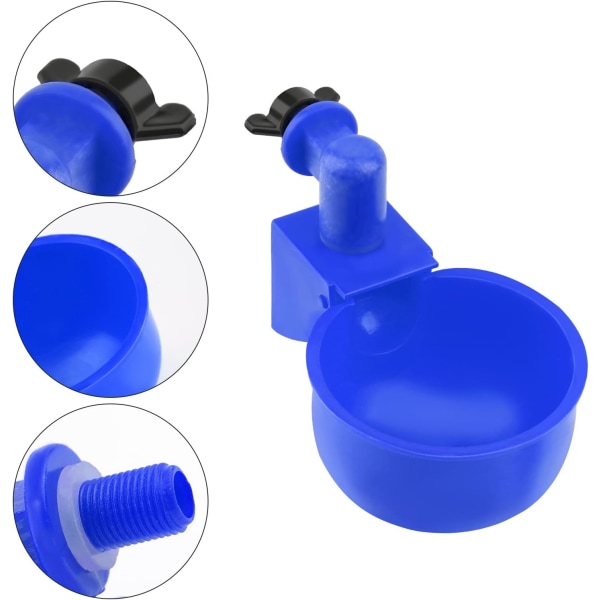 6-pack 3/8\" Automatisk Vattenare, Automatisk Kycklingvattenare, Kyckling