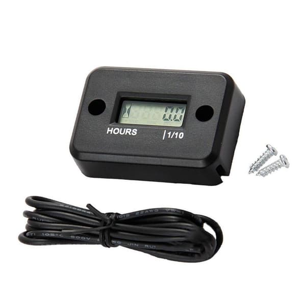 Vandafvisende LCD-display Digital Timer Måler til ATV Mot