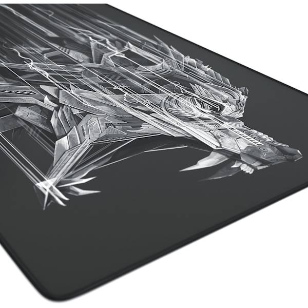 Gaming Mousepad 900x400mm - Ekstra Stor Stof Gamer Bordmåtte, N