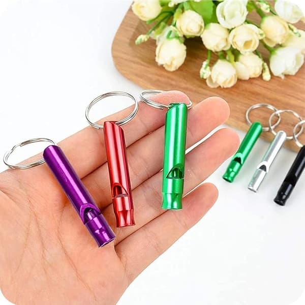 5-pack Små Utomhusvisselpipor för Vandring Camping Klättring