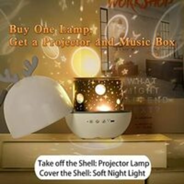 Bébé Veilleuse Projector, LED Enfant Veilleuse Lampe Musicale et