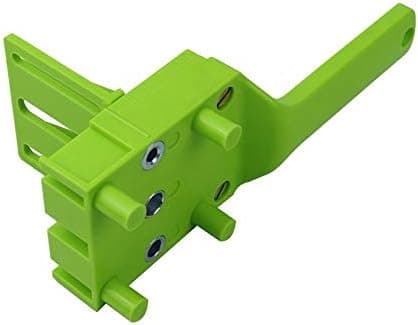 Verktøy for boring av dowel-hull i tre, håndholdt boreguide for til