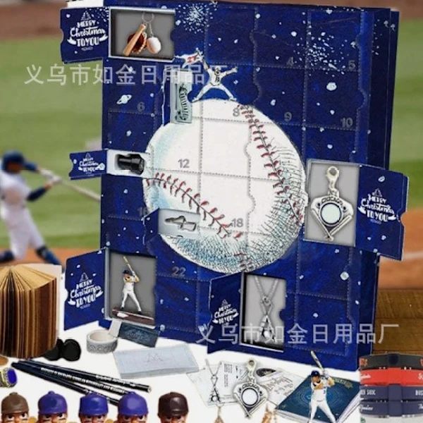 Baseball Adventskalender Blind Box Karakterpynt, ta