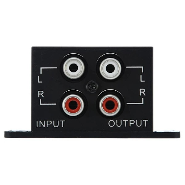 Bil Lydkontroller Forsterker Bass Subwoofer Stereo Equalizer Kontroller 4 Rca