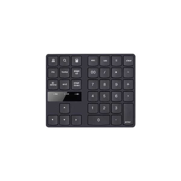 1 pak sort 2.4G trådløs opladning Bluetooth multimedie digital