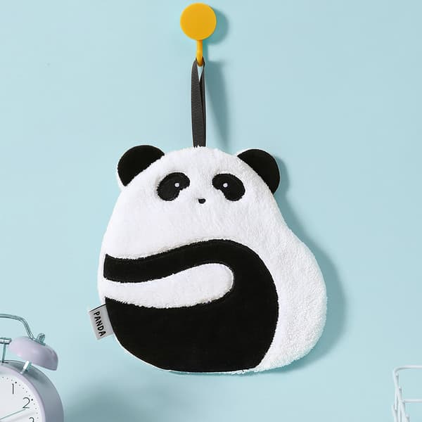 Håndtørrehåndklæde, Hurtigtørrende Håndklæde, Panda Formet Absorberende Håndklæde