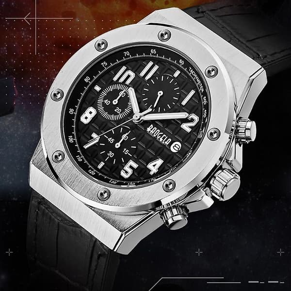 Sport Quartz Herrklocka Självlysande Silikonklocka DXGHC