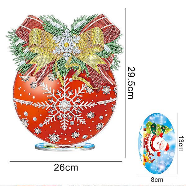Gör-det-själv Diamond painting Dekorationskort Julklapp Hem Thre DXGHC