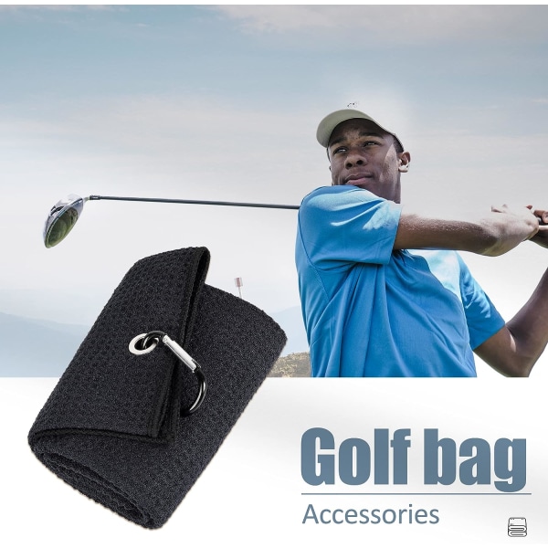 2 delar golfhandduk Premium mikrofibertyg våffelmönster Heav