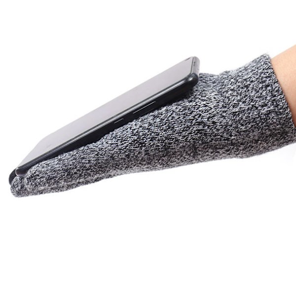 3 par tykke strikkede touch screen handsker til voksne