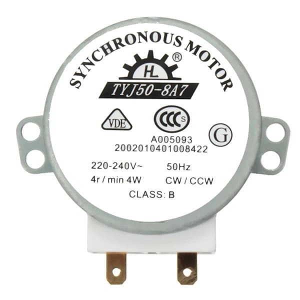 CW/CCW Mikrovågsugn Vridbord Synkronmotor