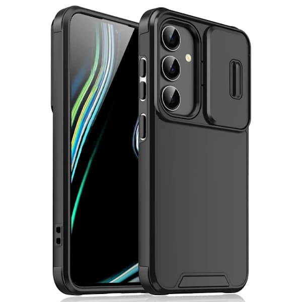 Samsung Galaxy S25 Plus Skal Kameraskydd Svart