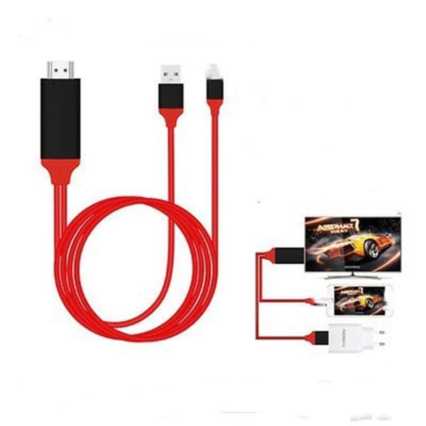 Apple Lightning til HDMI HD-kabel - Samme som skærm mobiltelefon