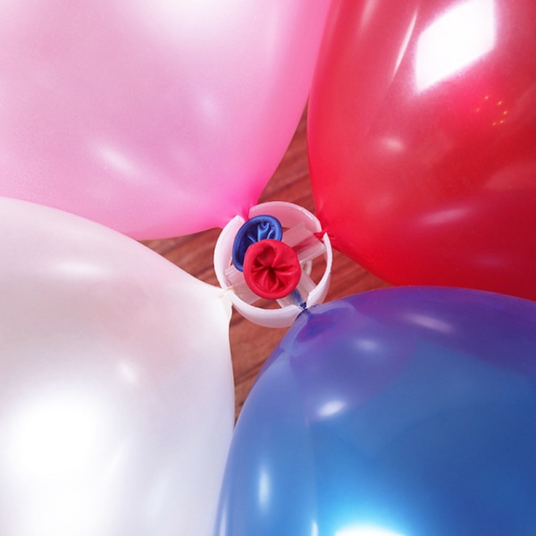 150 dekorative ballonringe ballonbuer praktisk clipsforbindelse