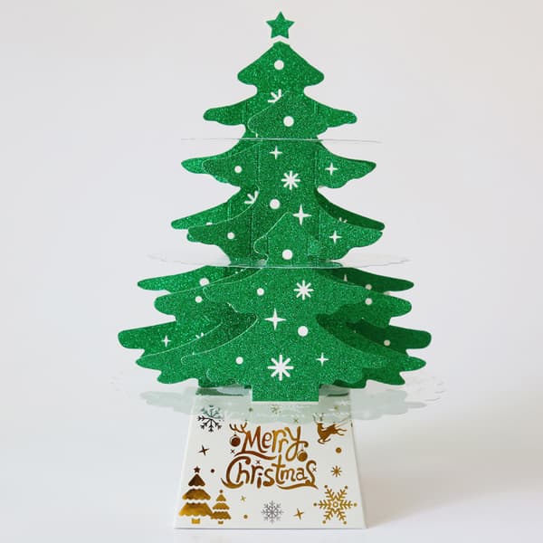 Grønne Julepynt Mini Desktop Julekort Pynt Sh