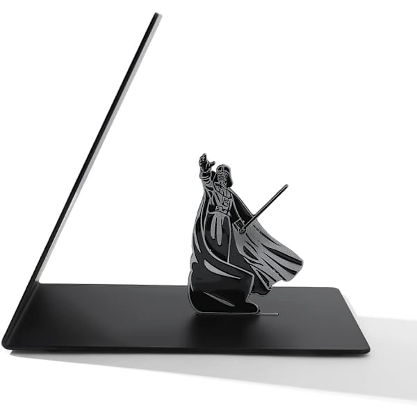 1 st Bokstöd i Metall - Krigare Figur - Svart