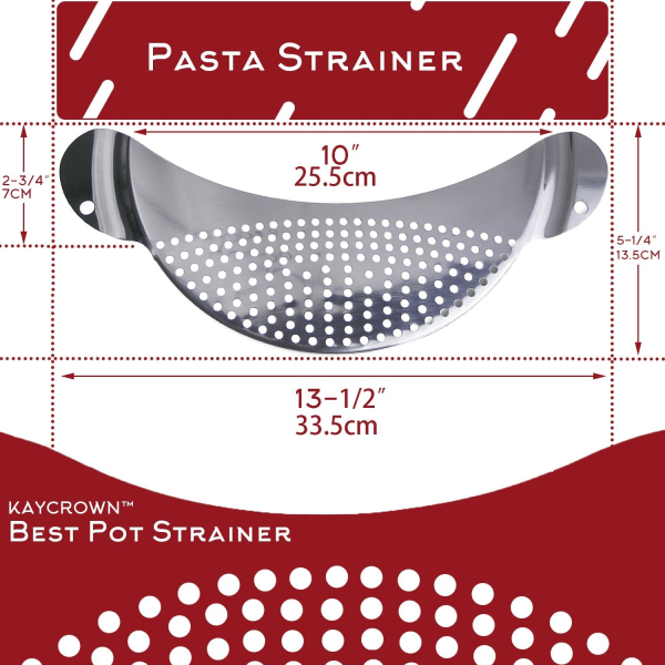 Bedste redskaber Pan Pot Sier Rustfrit stål Pasta Spaghetti St