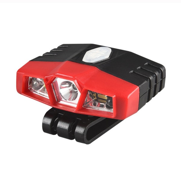 Ultra Bright Mini håndfri Cree LED Clip on Cap Light - Genopladning