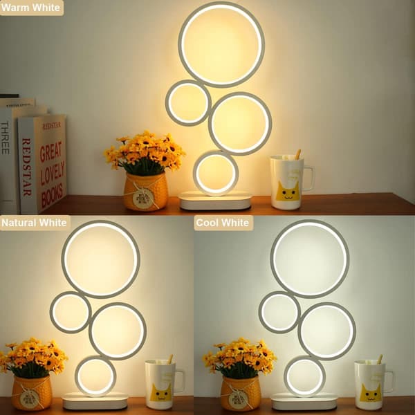 LED Bordlampe, Moderne Sengelamper, 18W Dæmpbar Skrivebordslampe