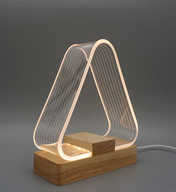 USB-driven kreativ bordslampa med pluggbar design
