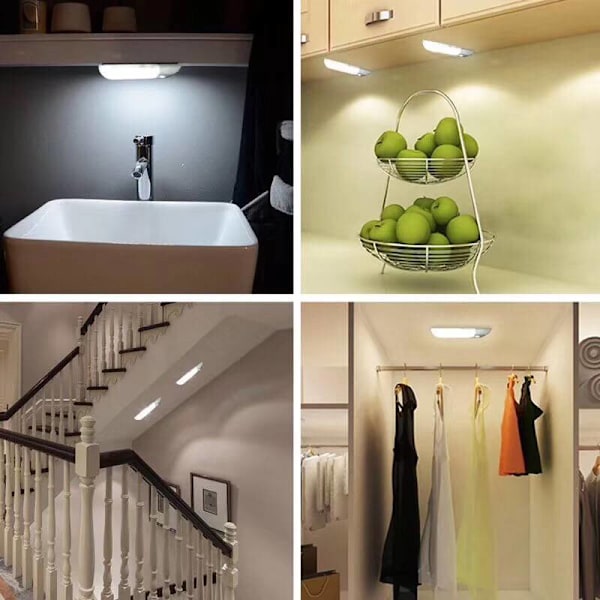 LED-skaplys med bevegelsessensor for korridor