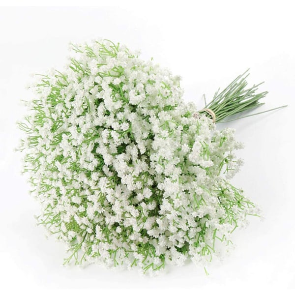 16 Gypsophila Håndbrev Bryllup Brud Holder Blomster Hjem Liv