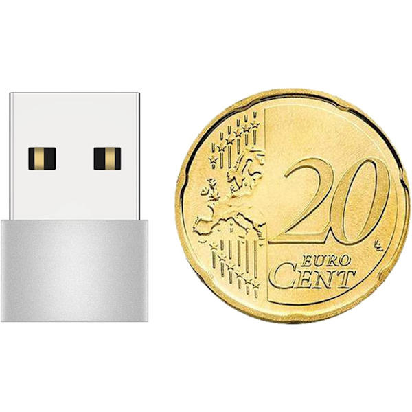 USB-C Hun til USB Han Adapter (2-pak), USB-C Hun til USB Han