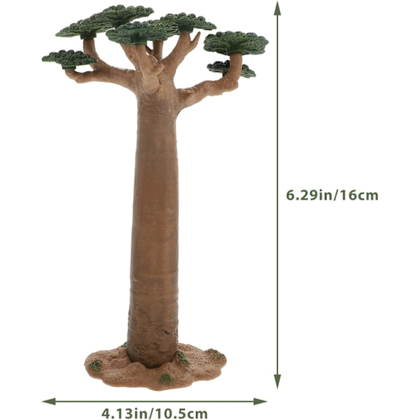 Mini Baobab -puun malli PVC-sisal-puut pöytäpuiden mallit koristeet