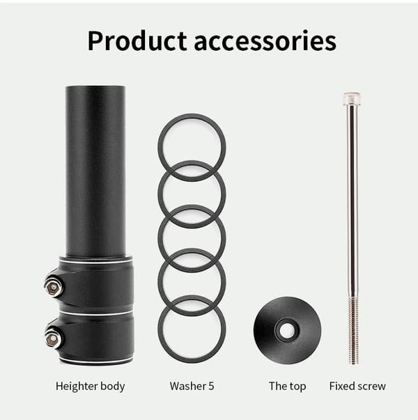 MTB Styrforlænger Gaffel Styr Forlænger Riser til 1-1/8\" 28,6 mm BMX R
