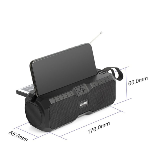 Kannettava Langaton Kaiutin Aurinko Radio Kannettava Bluetooth-Kaiutin