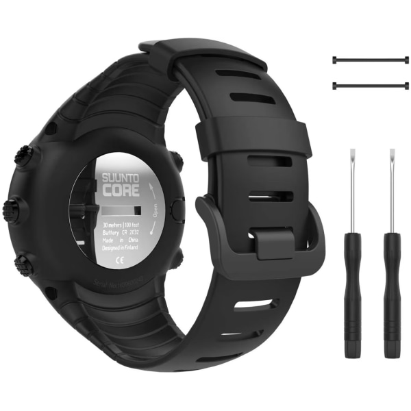 Klokkebånd kompatibelt med Suunto Core, Classic Replacement Soft