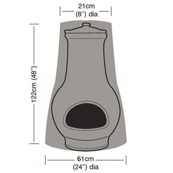 (61*122*21cm) Utomhus eldstadsskydd Vattentätt och dammsäkert skydd