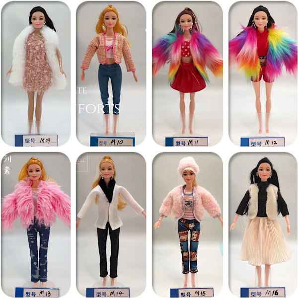 Barbie jouluasu, 13 osaa, 13 nukkenuutarviketta