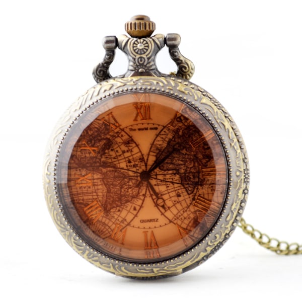 Clocks accessories tawny glass double earth pocket watches uni