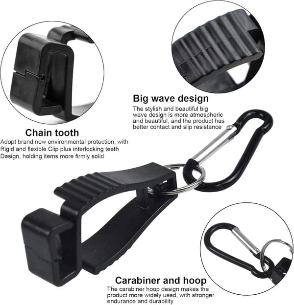 2 Arbejdshandsker Klips, Handskeklips Arbejdshandskeklips Handskeholder DXGHC