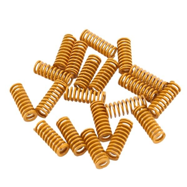 20 Pcs Mould Die Spring Yellow Compression Mould Die Spring (8mm