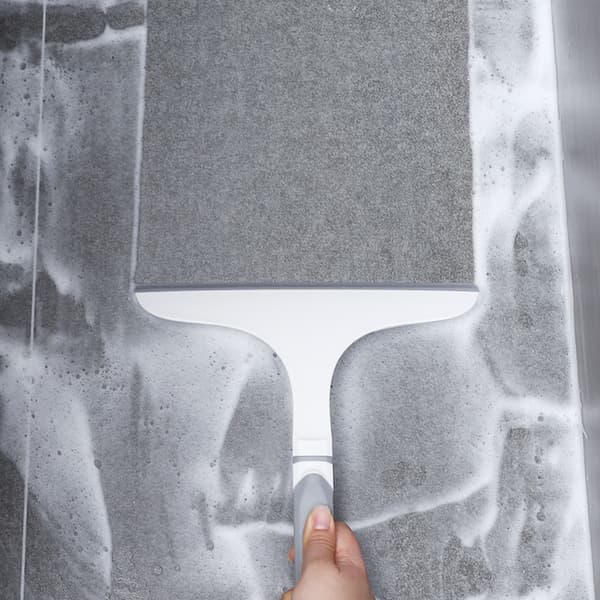 Duschsqueegee, badsqueegee med hängkrok, 27 * 24cm