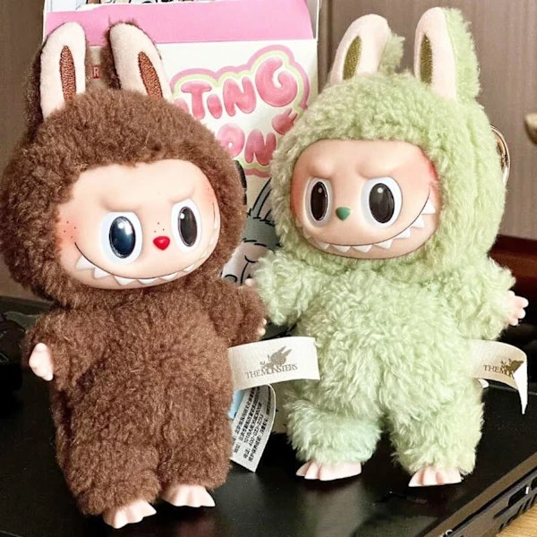 Labubu, Labubu Popmart Monster Nøkkelring, Labubu Plysj Nøkkelring, Labubu Plysj Anheng, Labubu Plysjdukke, Gaver