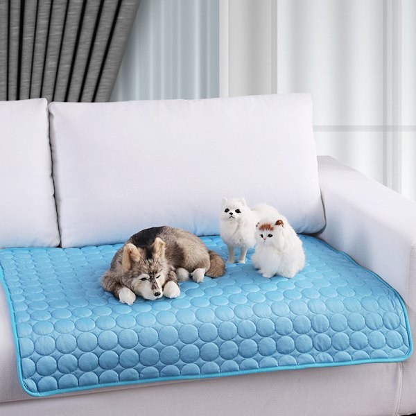 Kesä Pet Pad - Kissan ja Koiran Jäähtyvä Pesätyyny - Lemmikin Viilentävä Tyyny - Sohvapatja