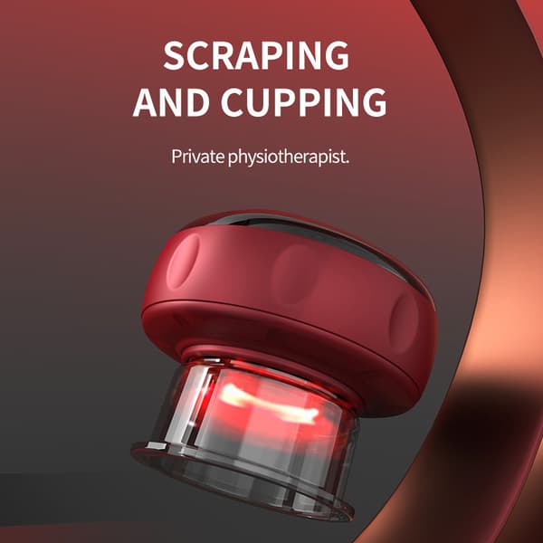 Elektrisk Koppmassage Scrapping Therapy Massager Elektrisk Kopp