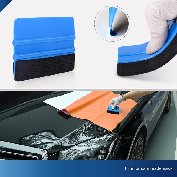 Auto Window Film Vinyl Wrap Kit, Auto Wrap Tint Installationsverktyg