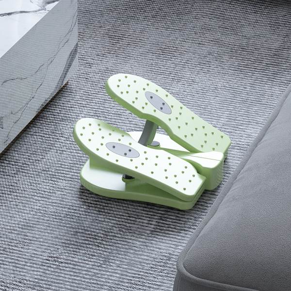 （Grön）Steppers för träning, Mini Stepper Vikbar Fotpedal U