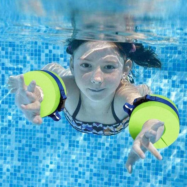 2-pack skumsimarmband med snabbspänne för simning