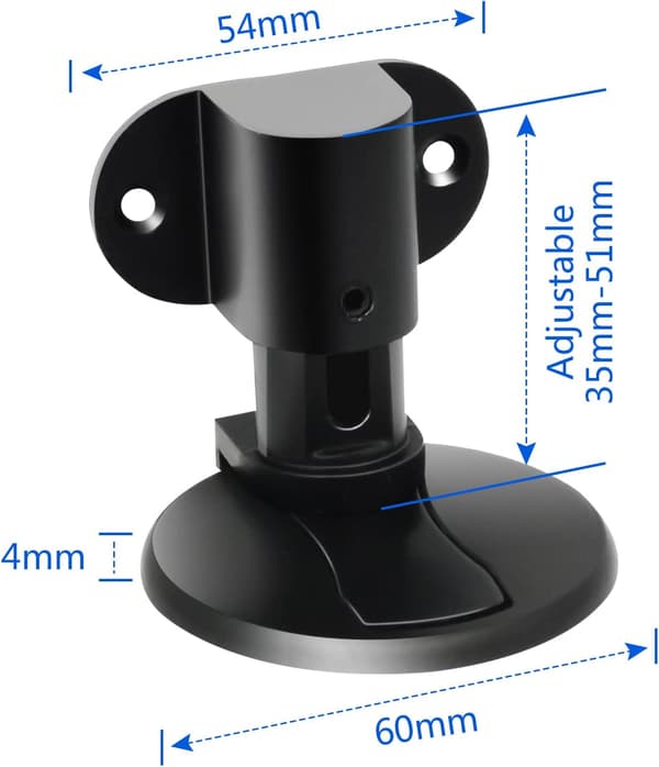 Magnetisk Dørstopper, Justerbar, Robust, 304 Børstet Rustfrit Stål