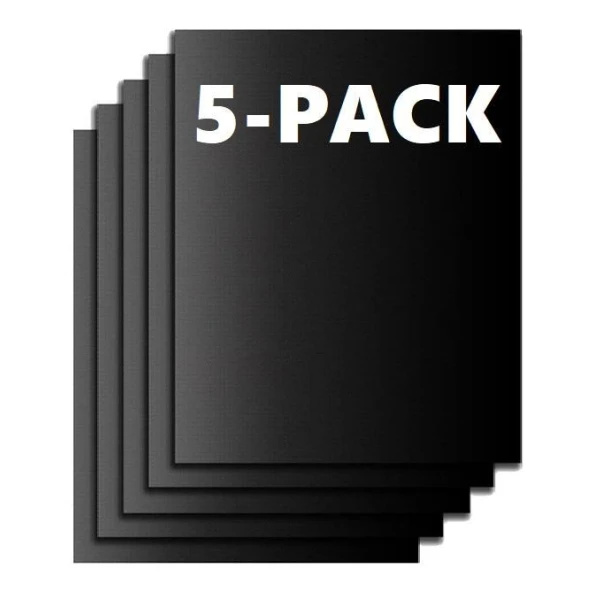 5-pak Grillmåtte Ovnmåtte & Bagemåtte - Non Stick 40x33cm,A