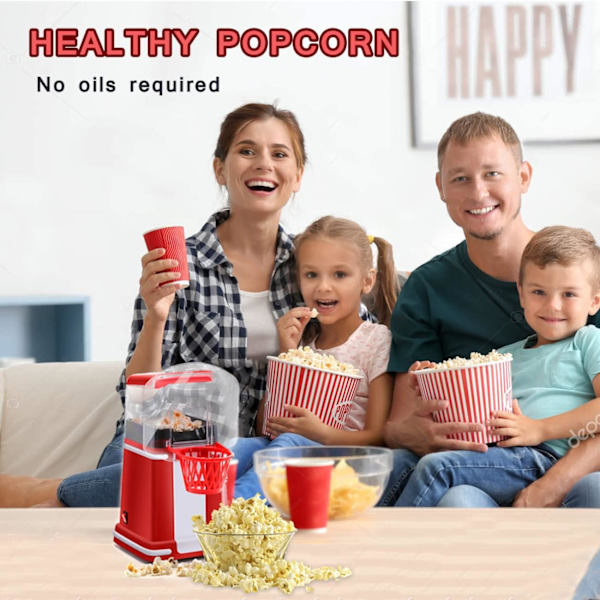 Sähköinen Mini Ilmapopcornkone, Maissi Popcorn Maker
