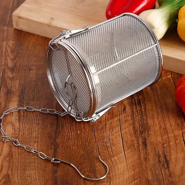 Teekula Infuser för Löst Te, Rostfritt Stål Teinfuser Set