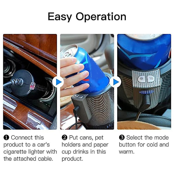 Cooler Warmer Car Cup 2 In 1 Hållare Smart Radiator Portable R DXGHC