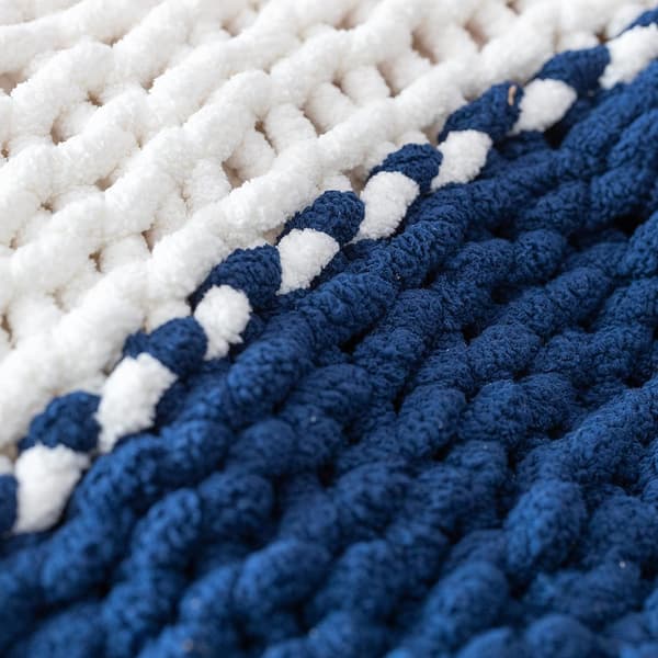 Roving 3-pak (ca. 26,9 meter hver) - Indigo - Fluffy Chenill