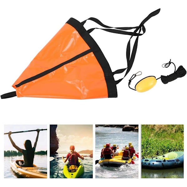 Veneen ankkuri 60cm Kajakki Kanootti Drift Ankkurin kelluke kelluva poiju veto